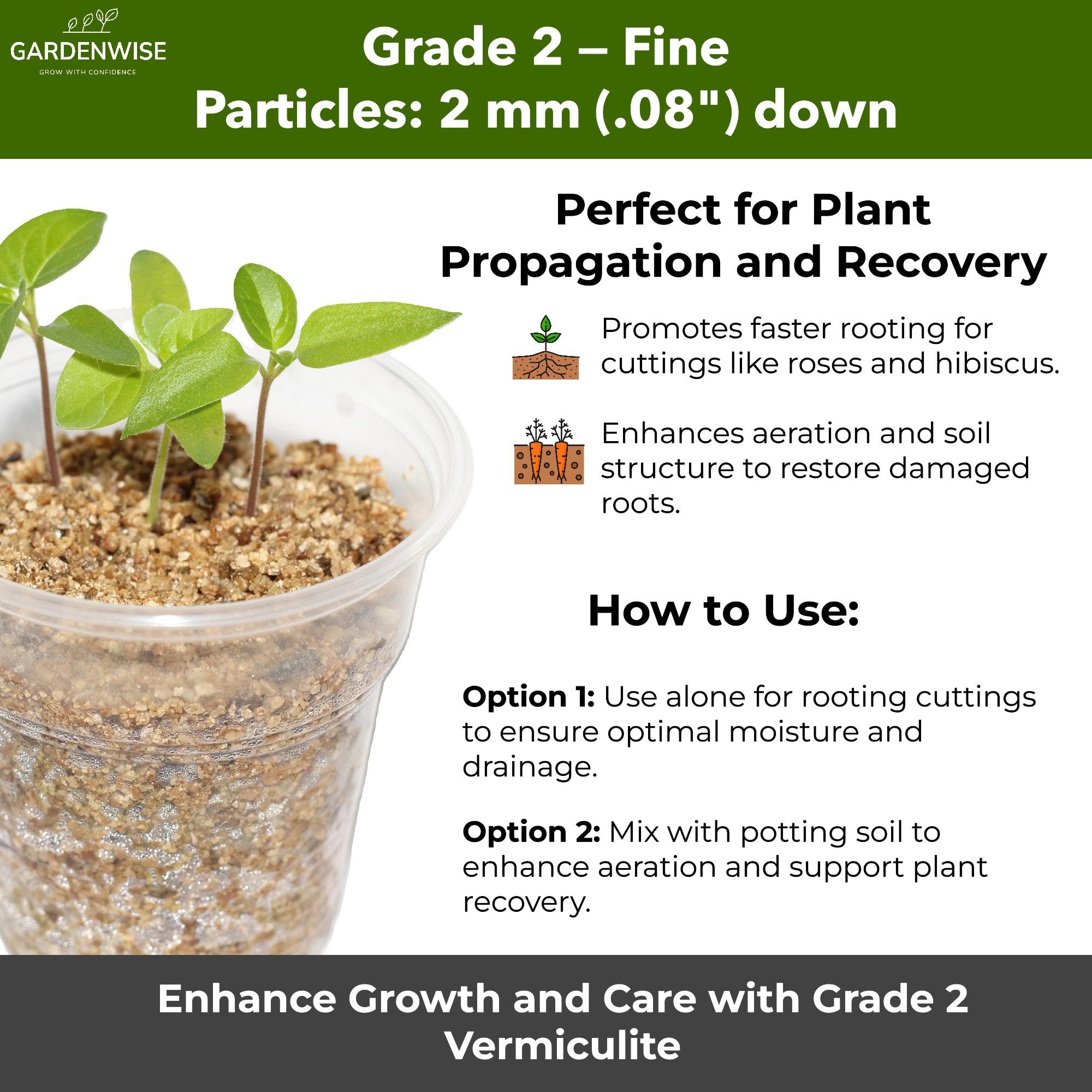 Gardenwise vermiculite for mushrooms supports shiitake and oyster growth