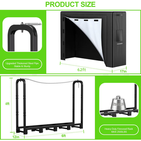 Gardenwork heavy-duty steel frame ensures durability in harsh outdoor conditions