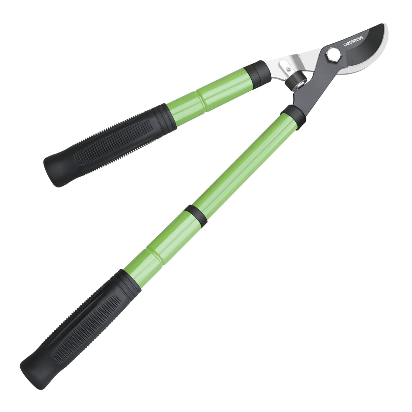 GARDENWORK Loppers extendable handle for reaching high branches with ease.