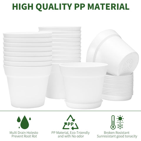 GARDIFE 20-pack indoor planters for versatile repotting and display.