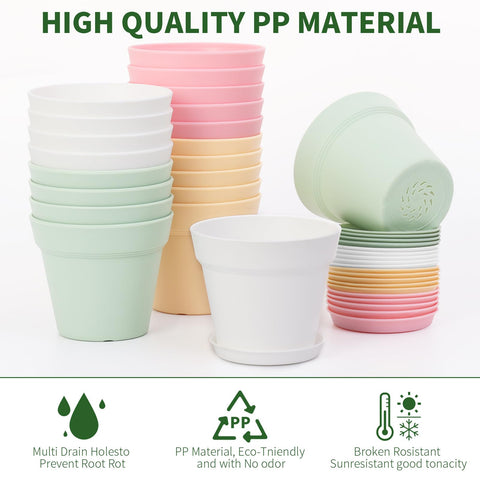GARDIFE planter with drainage holes promotes healthy roots by preventing waterlogging.