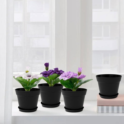 GARDIFE recyclable plastic planter feels sturdy yet lightweight.