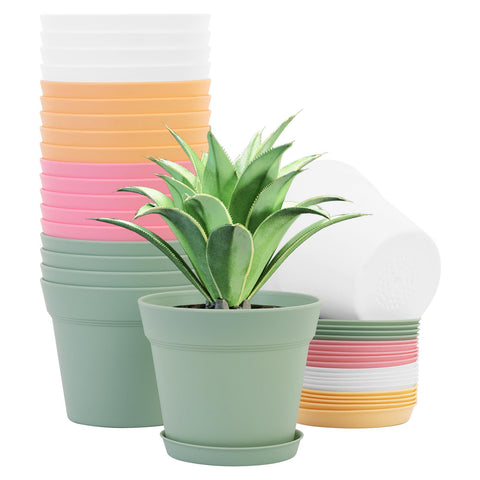GARDIFE 6-inch plant pot with matte finish, ideal for medium to large indoor plants.