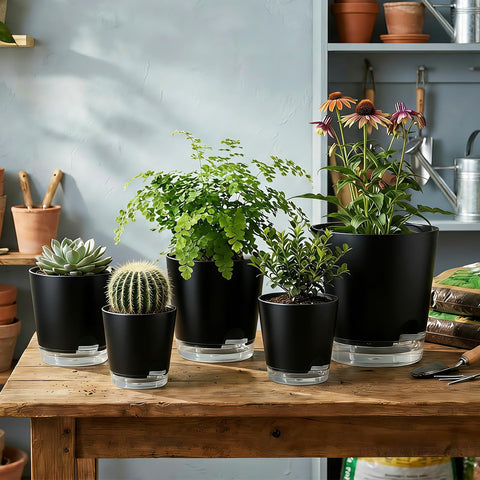 Gardife 5-inch pot promotes easy care for flowering plants