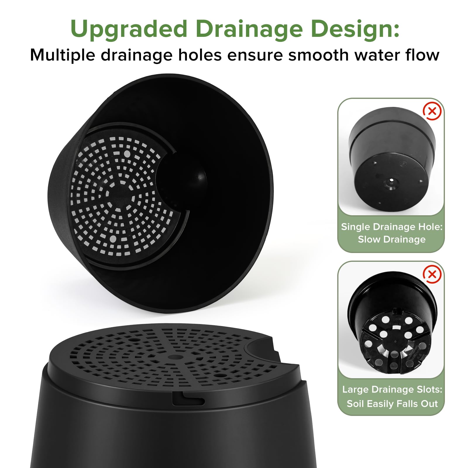 Gardife 6-inch pot designed for versatile indoor plants and herbs