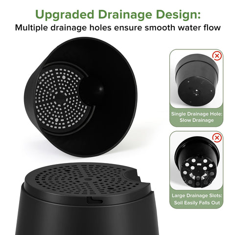 Gardife 6-inch pot designed for versatile indoor plants and herbs