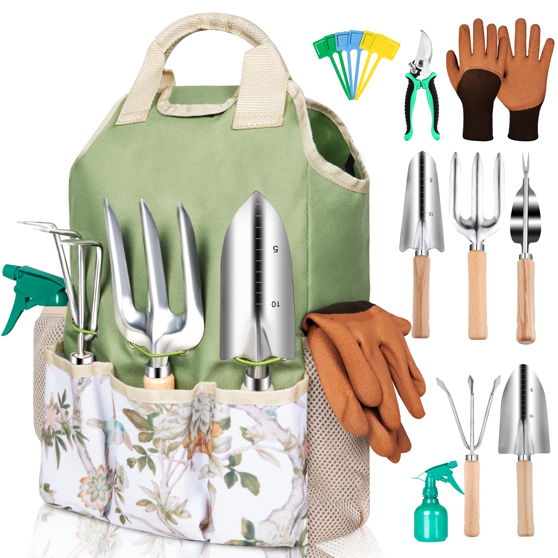 Gardlover 10-piece garden tool set for versatile outdoor chores.
