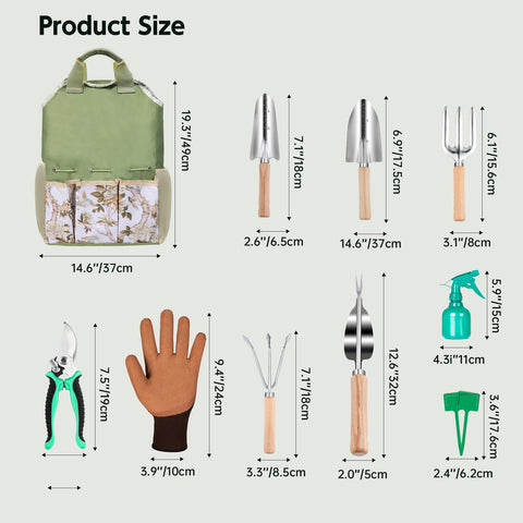 Gardlover stainless steel garden tools offering durable rust-proof performance.