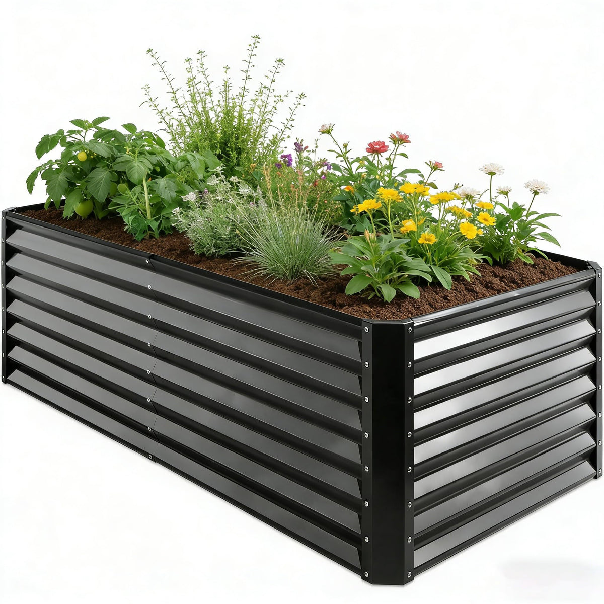 GARDMAX raised bed assembly demonstrates quick setup for veggies.