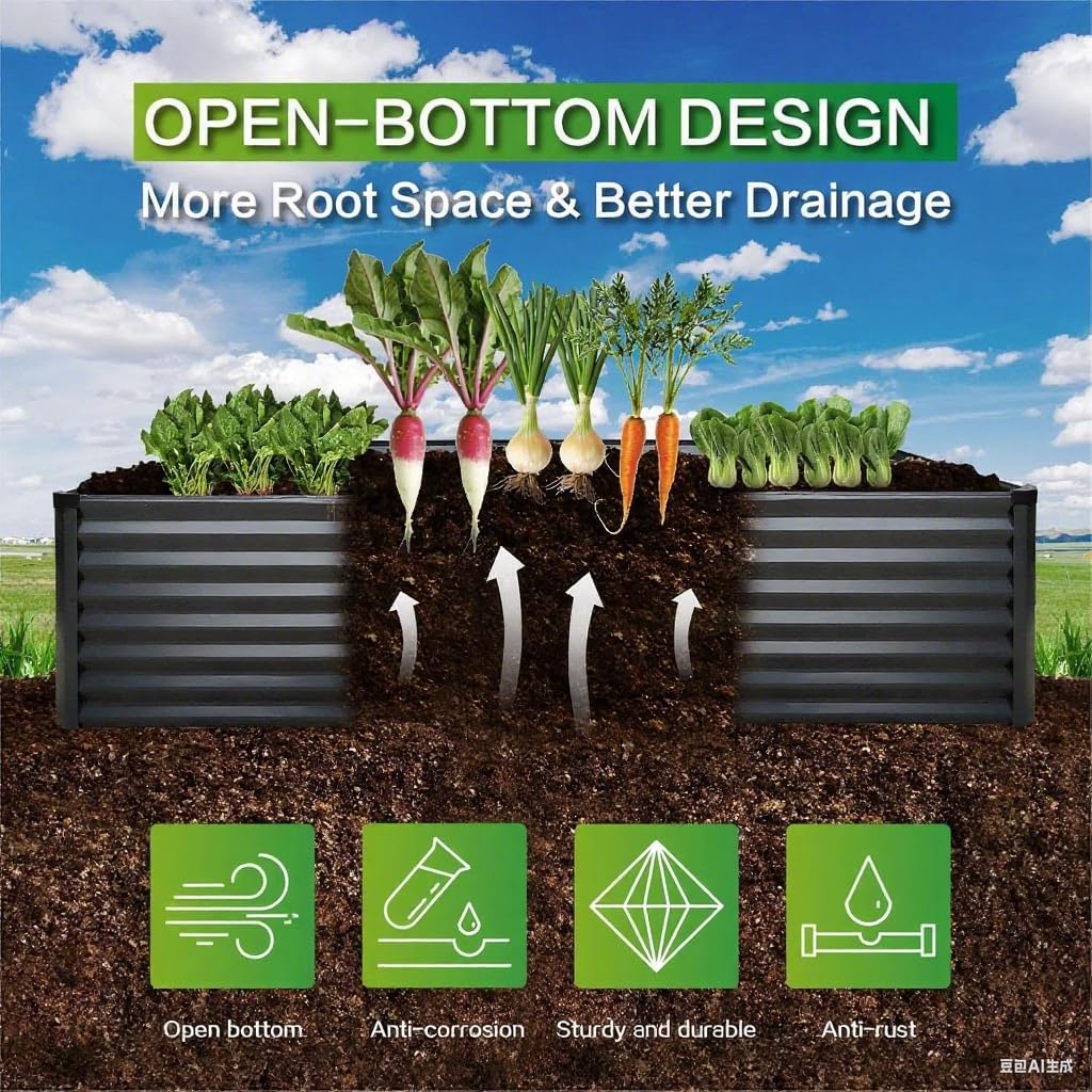 GARDMAX open-bottom design supports drainage for healthier roots.