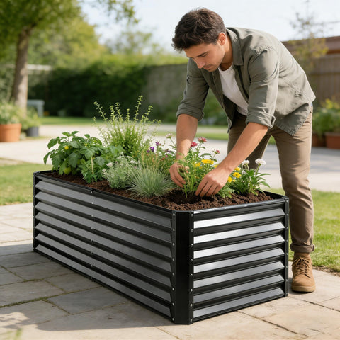 GARDMAX open-frame design enables easy placement in patios.