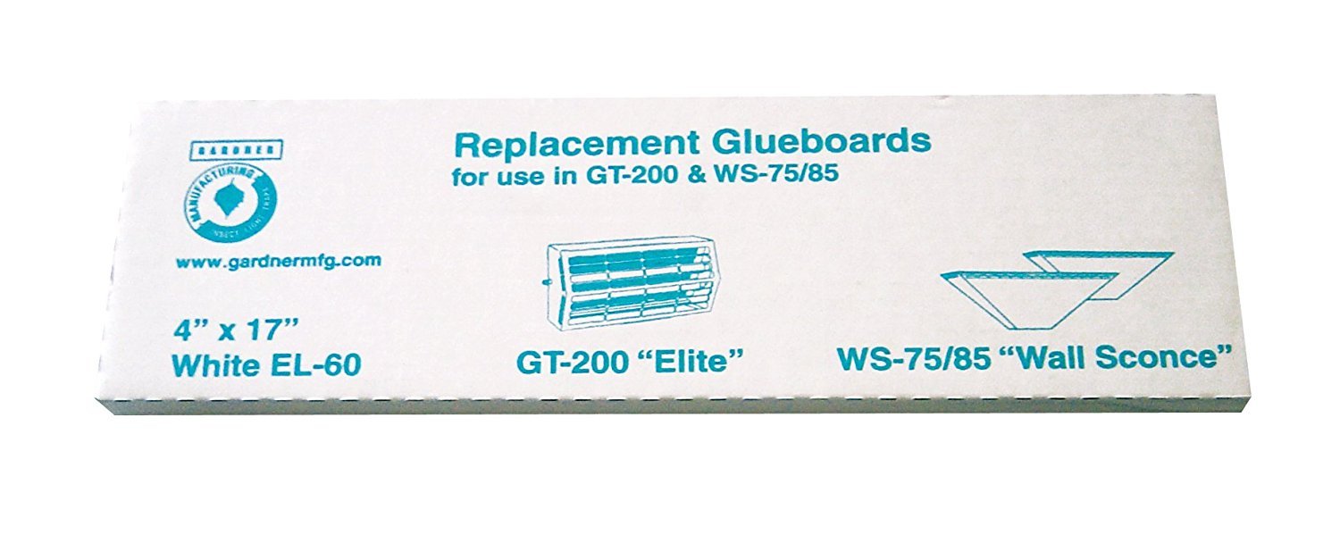 Gardner EL-60 glue boards for WS-85 sconce trap—discreet interior use