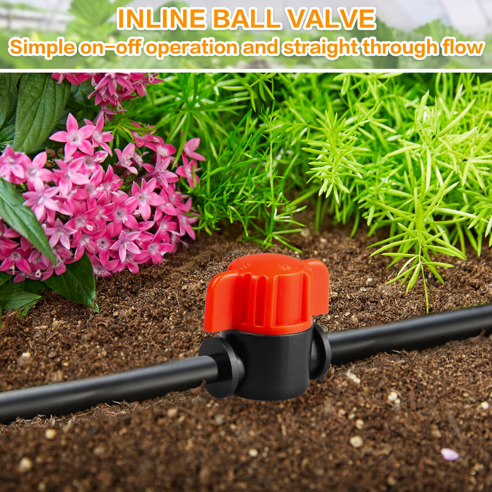 Gardrip 1/4-inch valve ideal for raised beds and greenhouses.