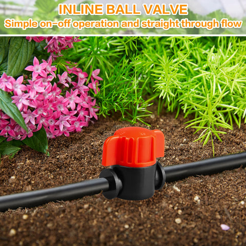 Gardrip 1/4-inch valve ideal for raised beds and greenhouses.