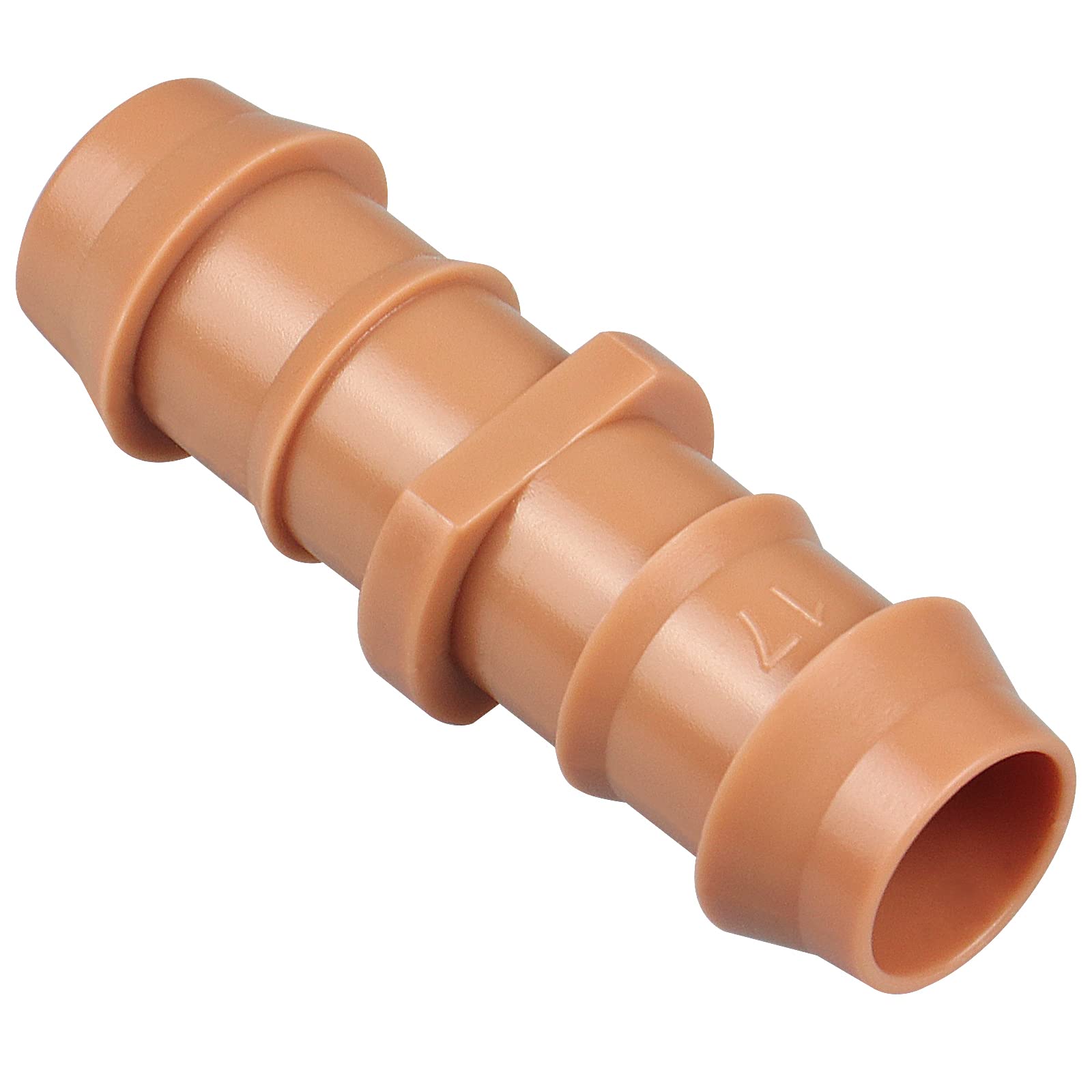 Gardrip barbed coupling packaging shows a ready-to-use irrigation solution for easy repairs.