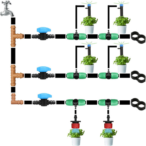 Gardrip durable in-line shut-off valve built for long-term garden use.