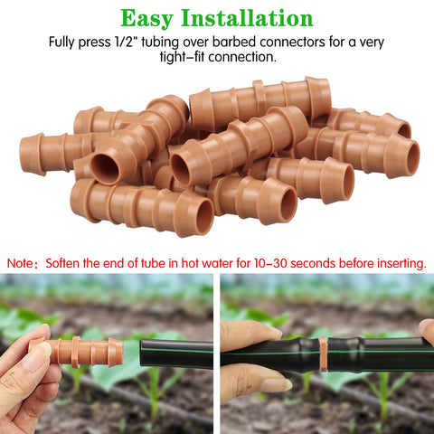 Gardrip irrigation system setup demonstrates versatile use in raised beds and lawns.
