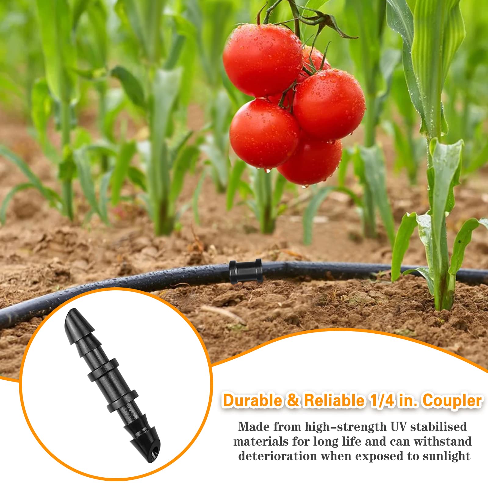 Gardrip easy tool-free installation for quick drip system connections