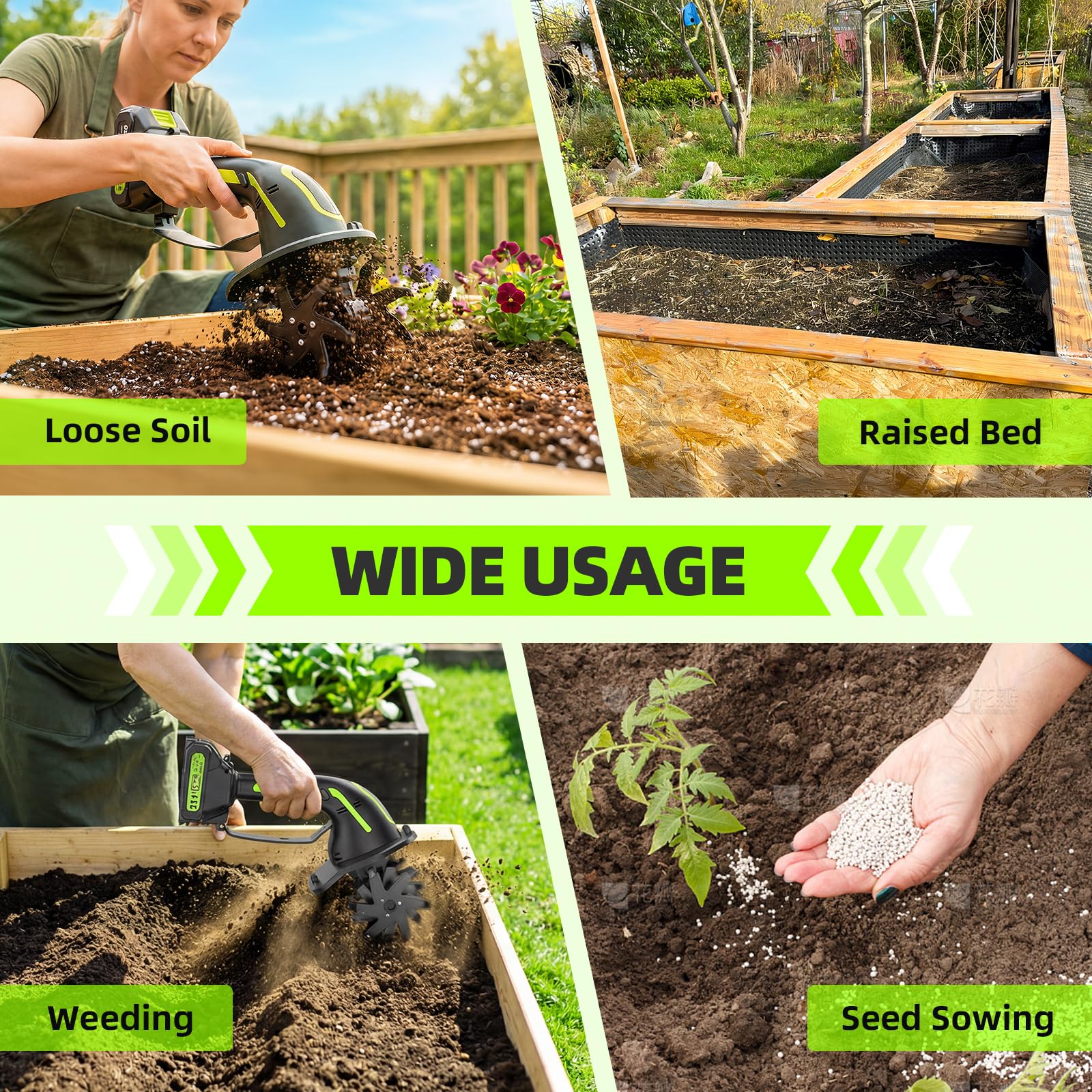 Gardtech debris guard reduces soil splash for cleaner gardening.