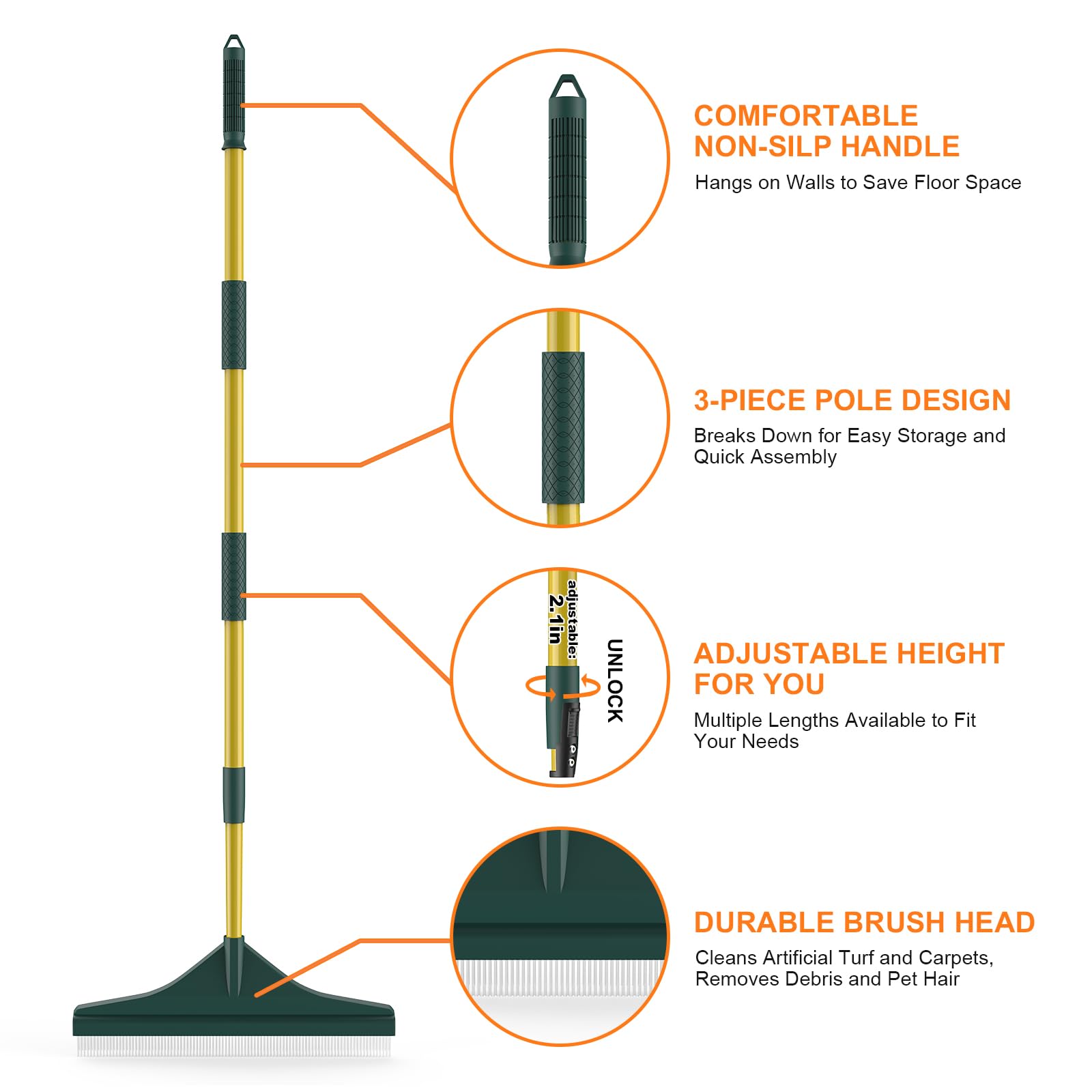 Gardtech multi-purpose tool replaces multiple cleaners for lawns, patios, and indoor rugs