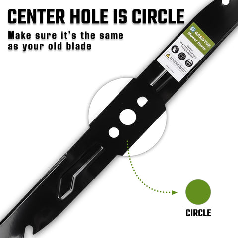GardTok manganese-steel blade offers lasting durability during extended mowing sessions.