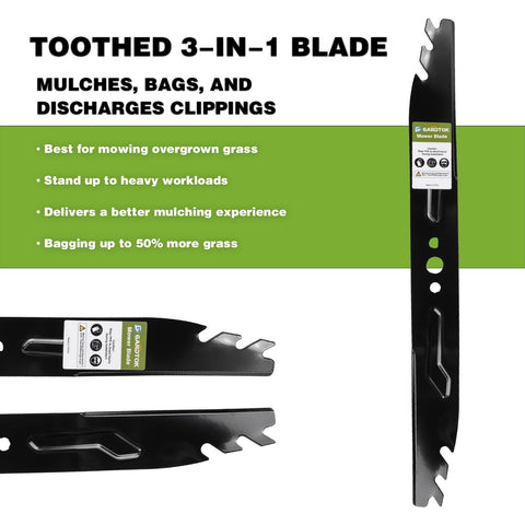 GardTok AB2102 blade installation demonstrates a quick, simple replacement process.