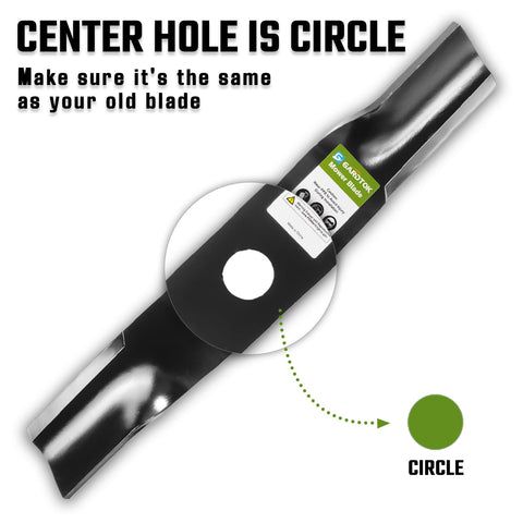 GardTok blades with black powder coat finish for corrosion resistance