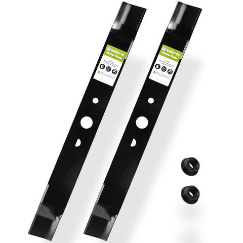 GardTok mower blade front view highlights durable steel for steady cuts.