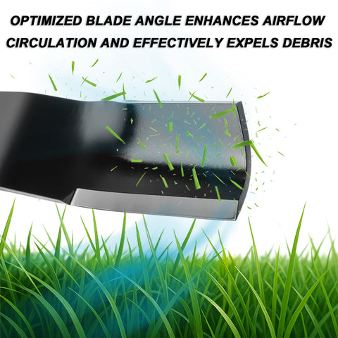 GardTok three blades included for balanced mowing performance