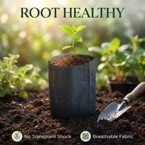 Gardtree grow bags provide drainage to prevent waterlogging in indoor and outdoor setups.