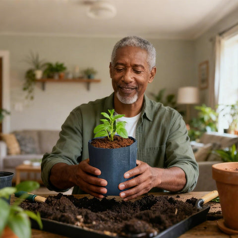 Gardtree space-saving bags enable more seedlings in tight urban gardens.