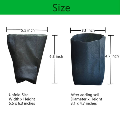 Gardtree nonwoven seedling pots are durable and tear-resistant for transplanting.