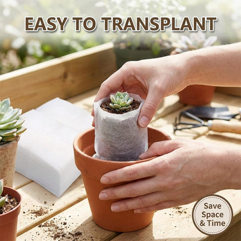 Gardtree seedling bags damping-off-prevention promote airflow and healthier seedlings.