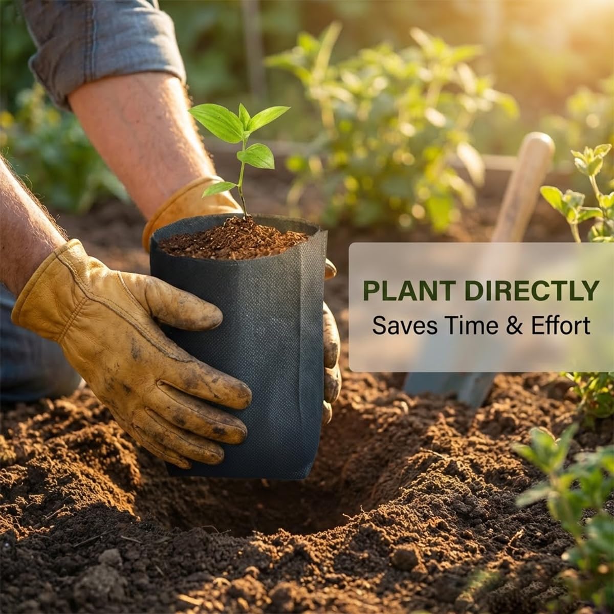 Gardtree universal grow bags fit vegetables, herbs, and flowers for versatile use.