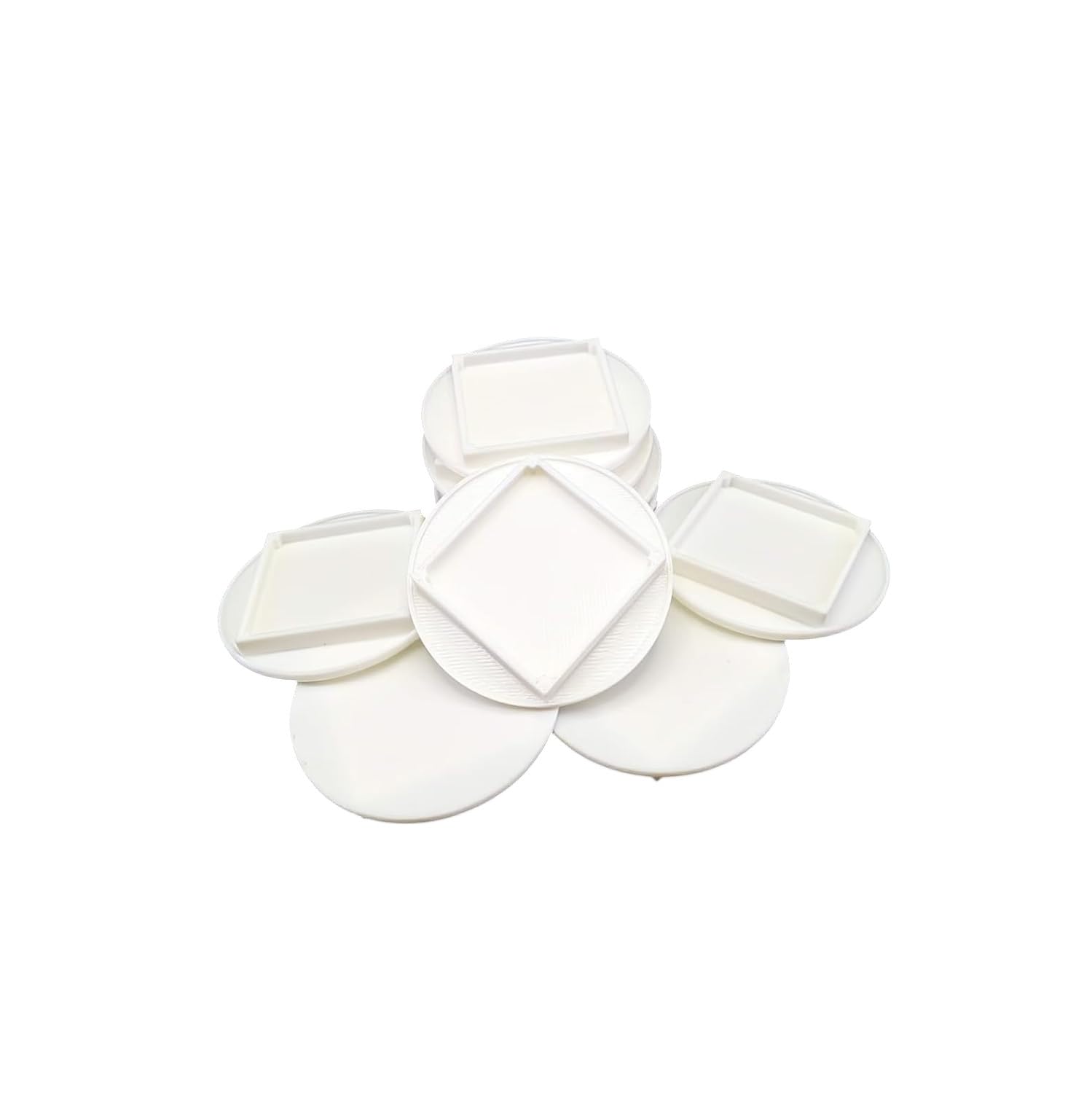 Gardyn pod caps white set 10 fit securely on yPods, protecting unused spaces.