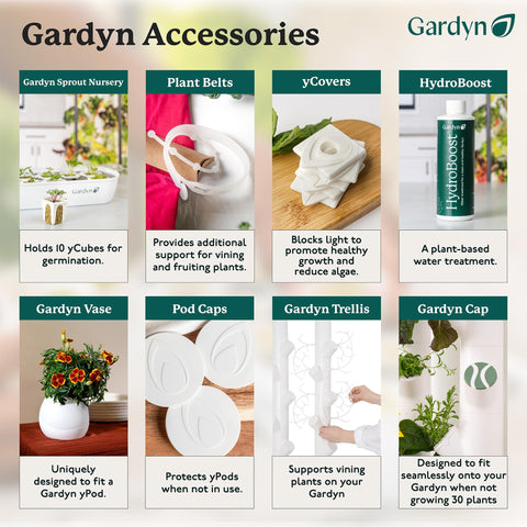 Gardyn yCovers include a 10-pack for easy setup.