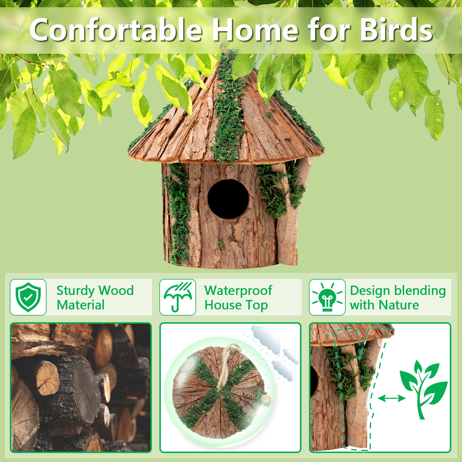 GARDYUE predator guard protects nesting birds while you observe.