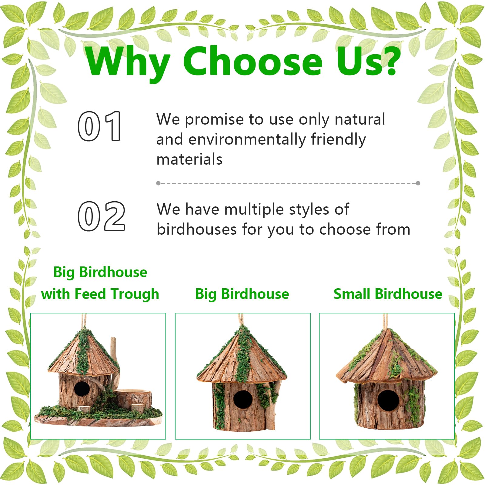 GARDYUE versatile bird house doubles as indoor or outdoor décor.