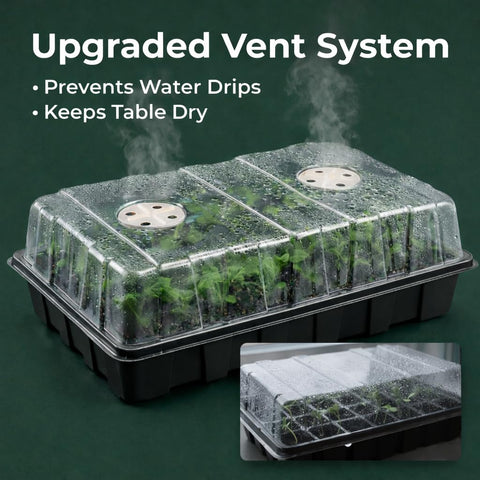 Sturdy Gardzen base and dome provide snug, durable assembly.