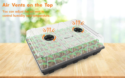Gardzen dome snaps securely for tight humidity control