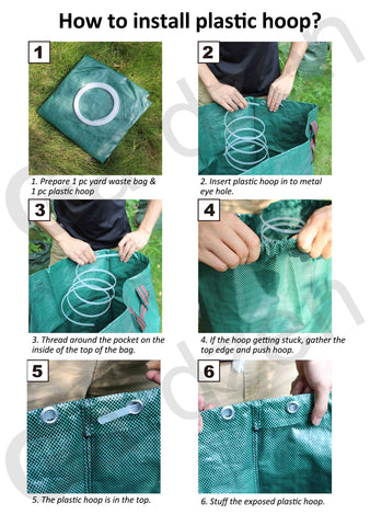 Gardzen easy-empty design minimizes effort when disposing contents.