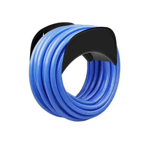 Gardzen expanding and standard hoses fit this sturdy outdoor hose hook