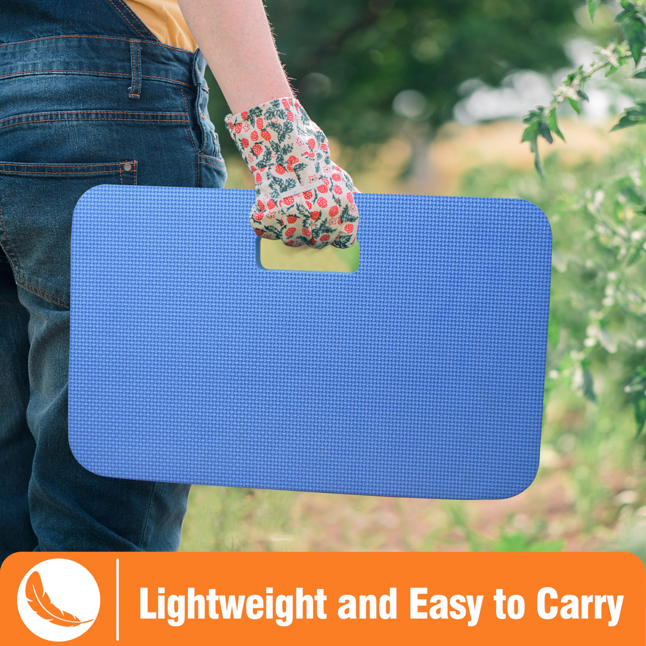 Gardzen kneeling pad 18x11 inches providing roomy kneeling space