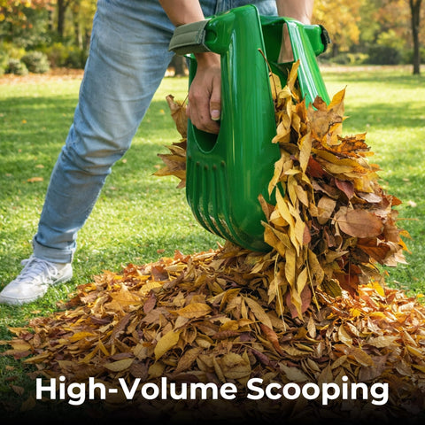 Gardzen gloves included for ready-to-work yard cleanup.