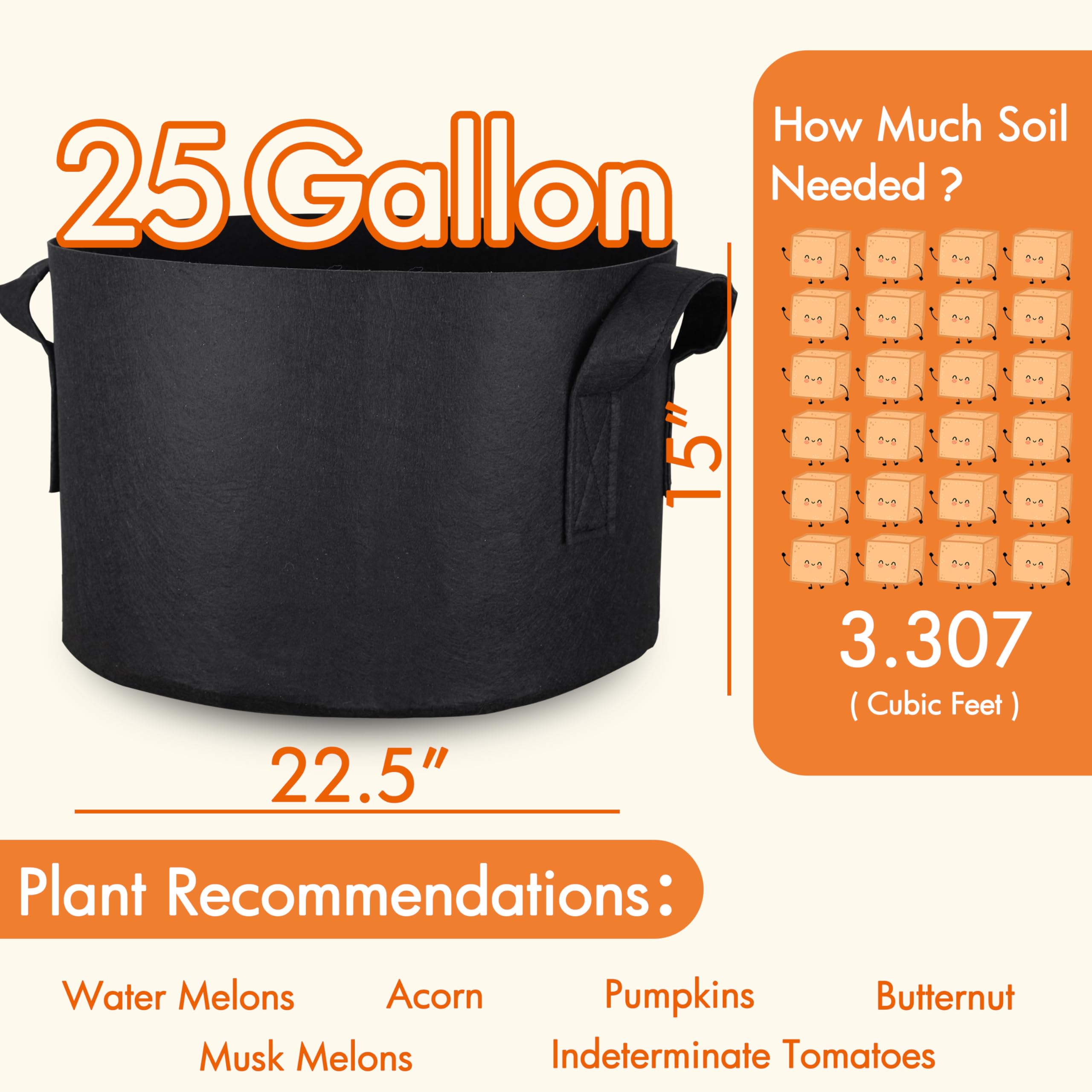 Gardzen bags demonstrate drainage and airflow for vigorous plant growth.