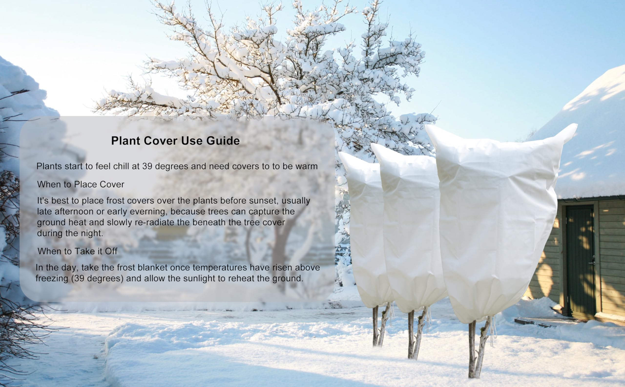 Gardzen hanging basket cover protecting blooms from harsh weather