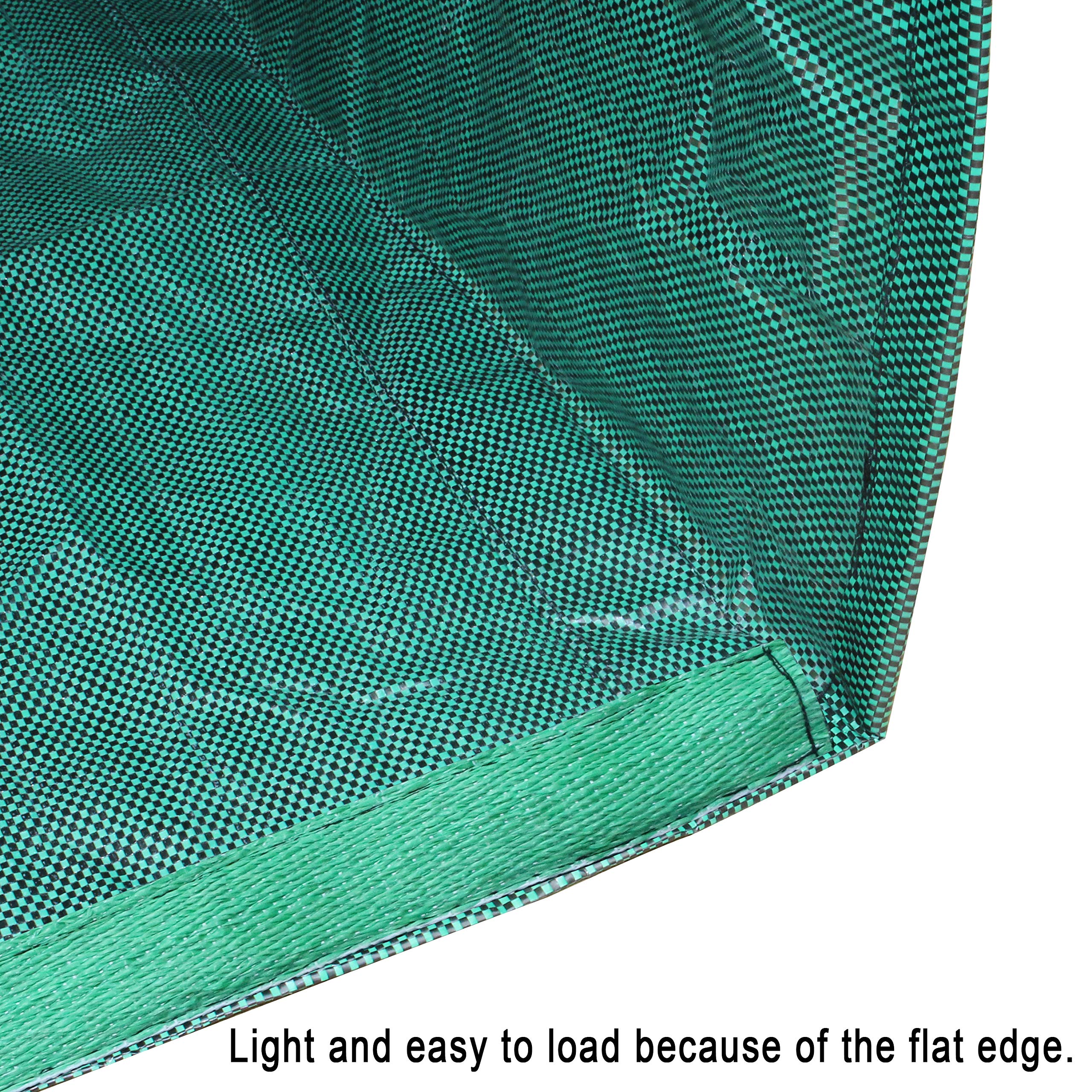Gardzen heavy-duty collapsible garden bags offer sturdy containment for yard debris.