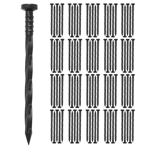 Gardzen landscape edging spikes 6in pack securing tidy lawn borders for outdoor projects.