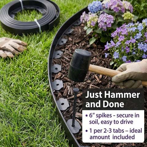 Gardzen no-dig border installation keeps landscaping simple and fast.