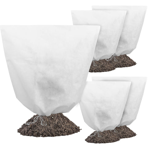 Gardzen plant covers pack ready to protect multiple outdoor plants from frost